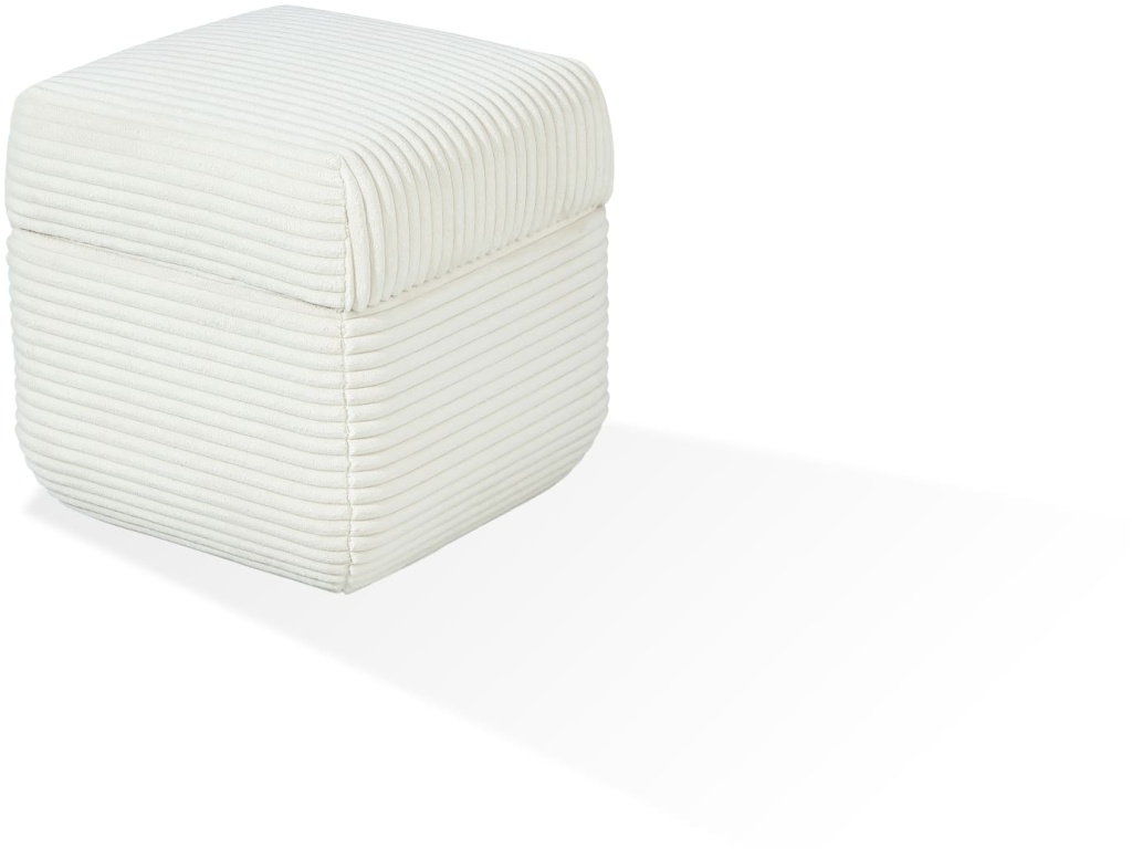Wisteria Upholstered Storage Ottoman in Frosty Corduroy - image 1