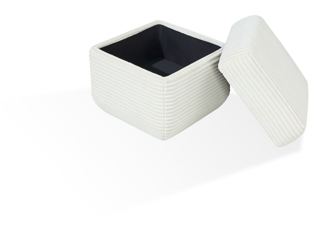 Wisteria Upholstered Storage Ottoman in Frosty Corduroy - image 2
