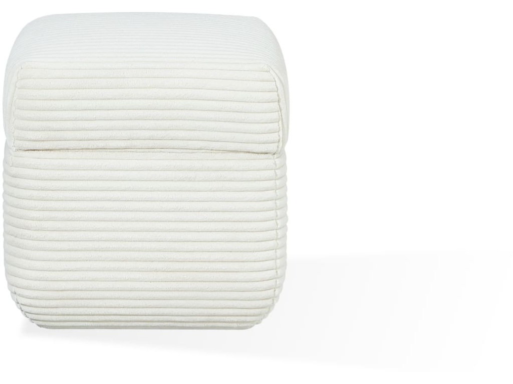 Wisteria Upholstered Storage Ottoman in Frosty Corduroy - main image