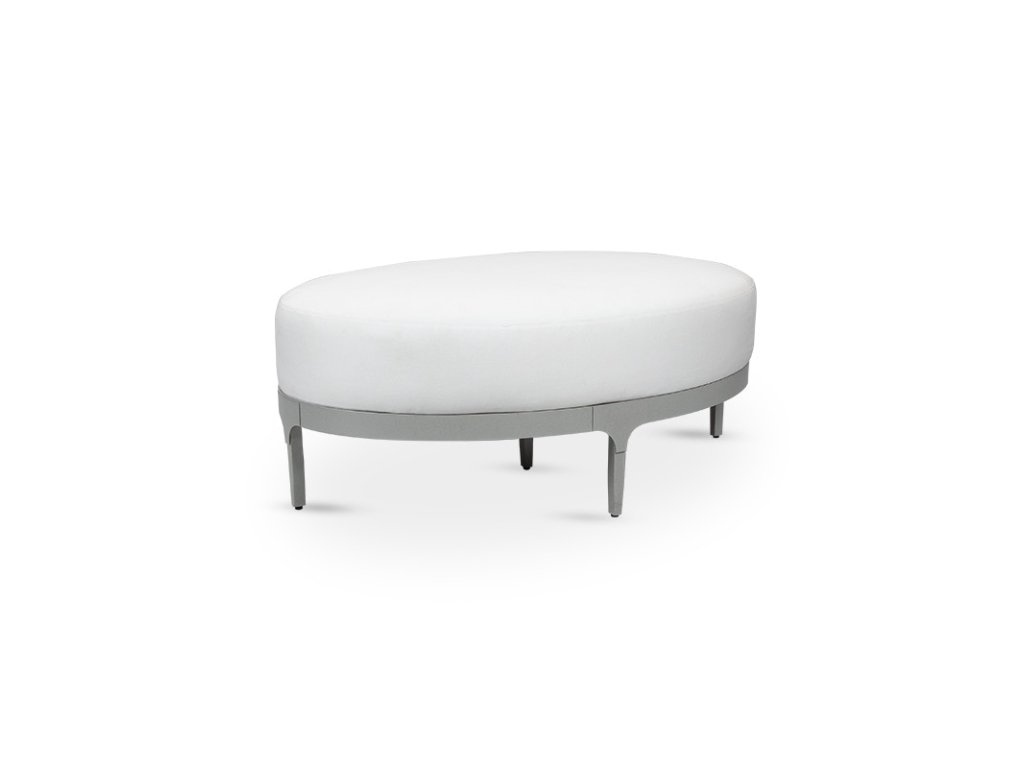 Amalfi Oval Ottoman - main image