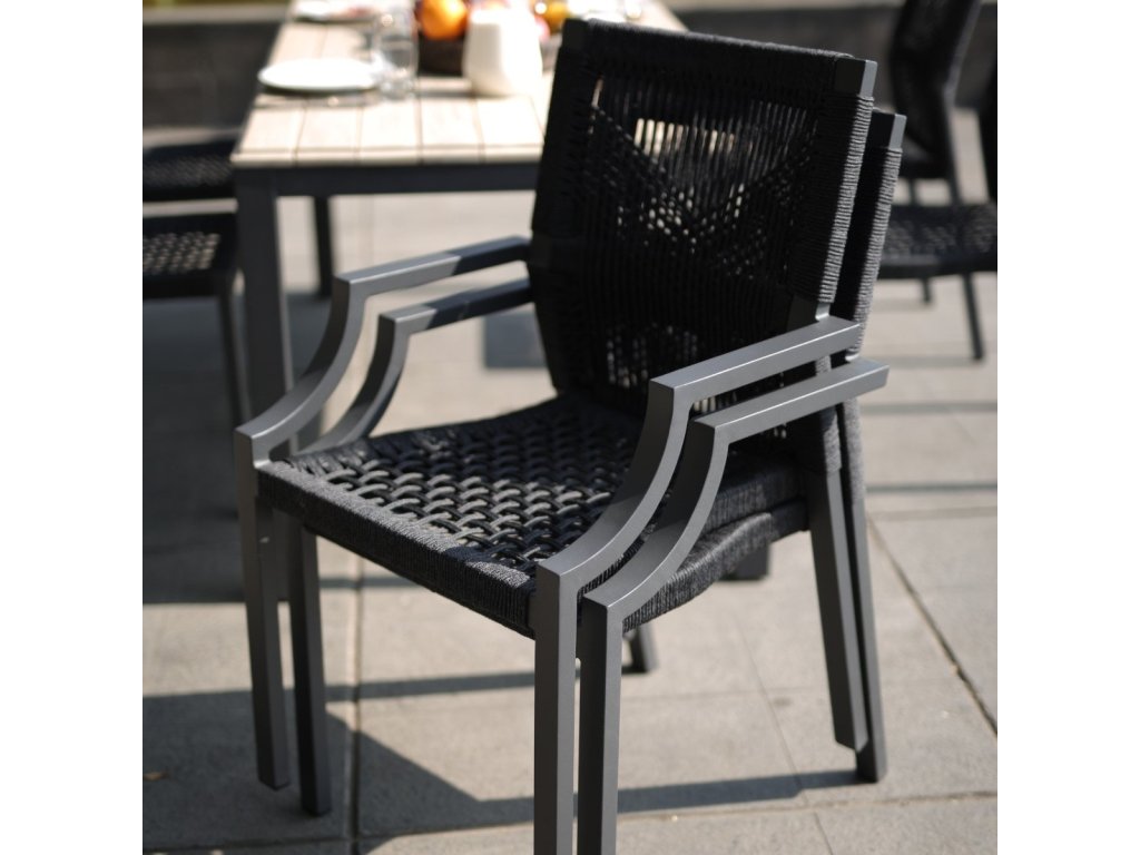 Bellevue Outdoor Stackable Arm Chair - image 3