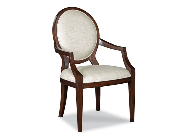 Oval Back Arm Chair