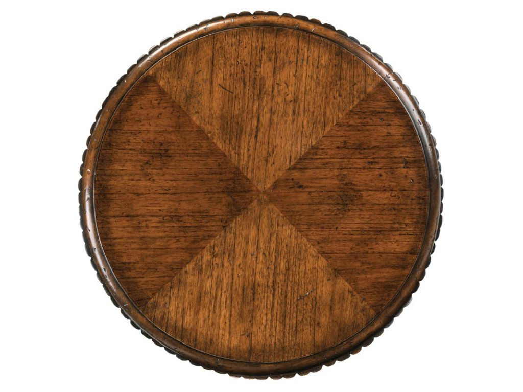 Rattan Drum Table - image 1