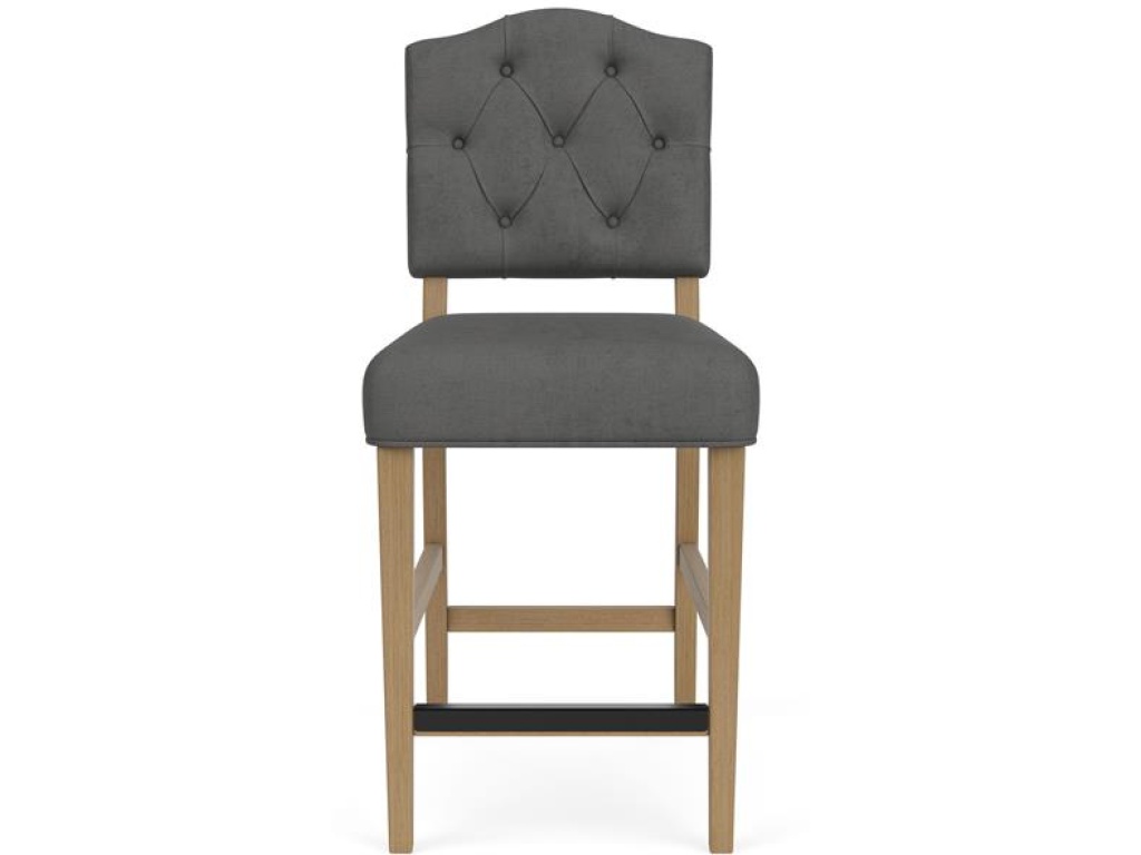 Button Tufted Upholstered Stool - image 1