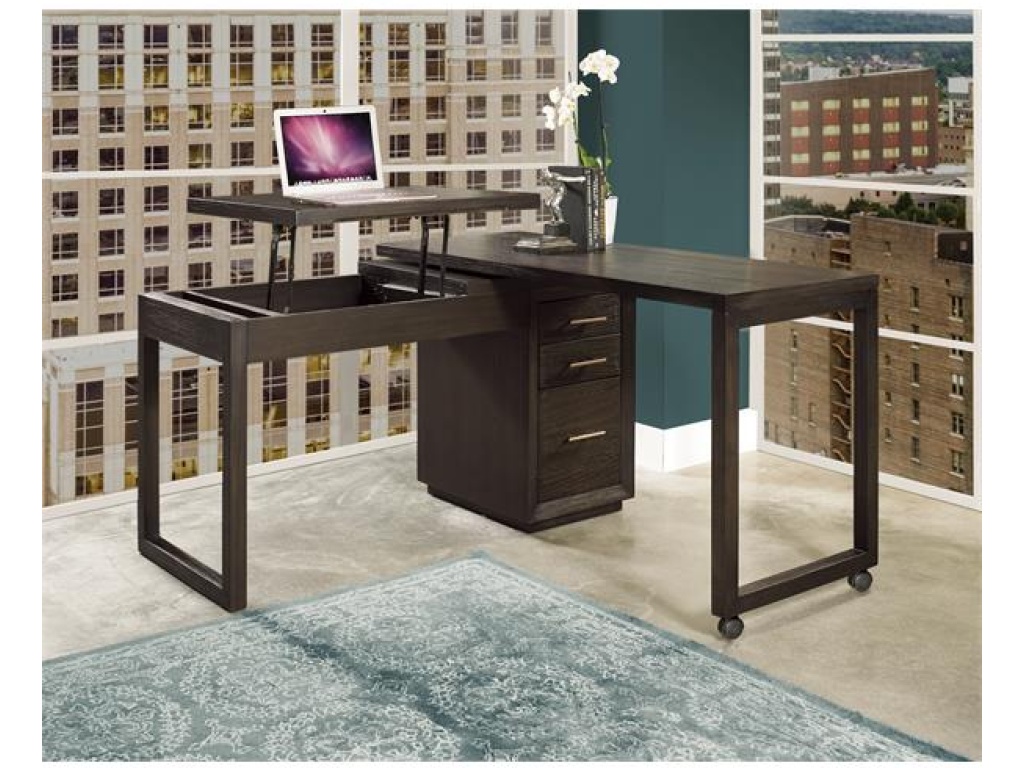 Swivel Lift Top L-Desk - main image