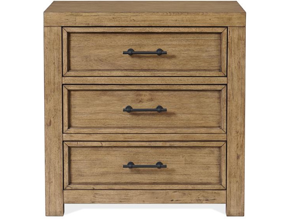 Three Drawer Nightstand - image 1