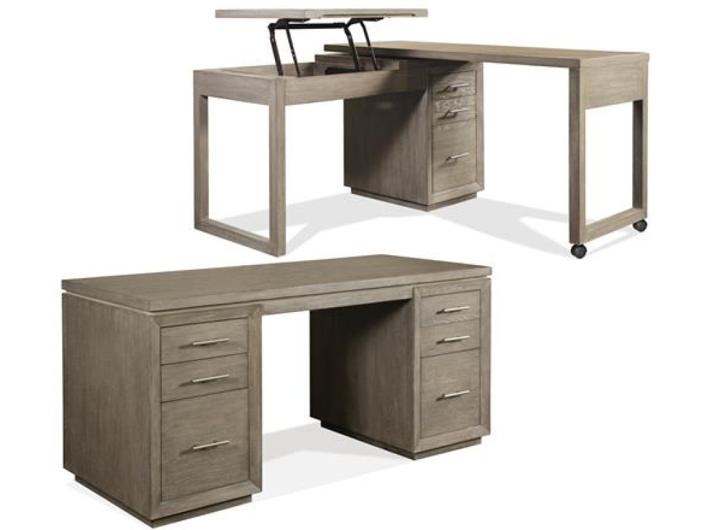 Swivel Lift Top L-Desk - main image