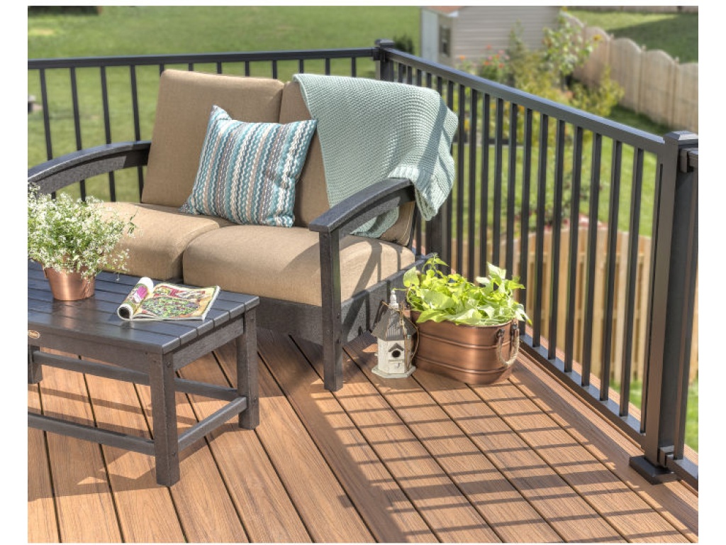 Trex Outdoor Furniture Rockport Club Loveseat, alternate view 2