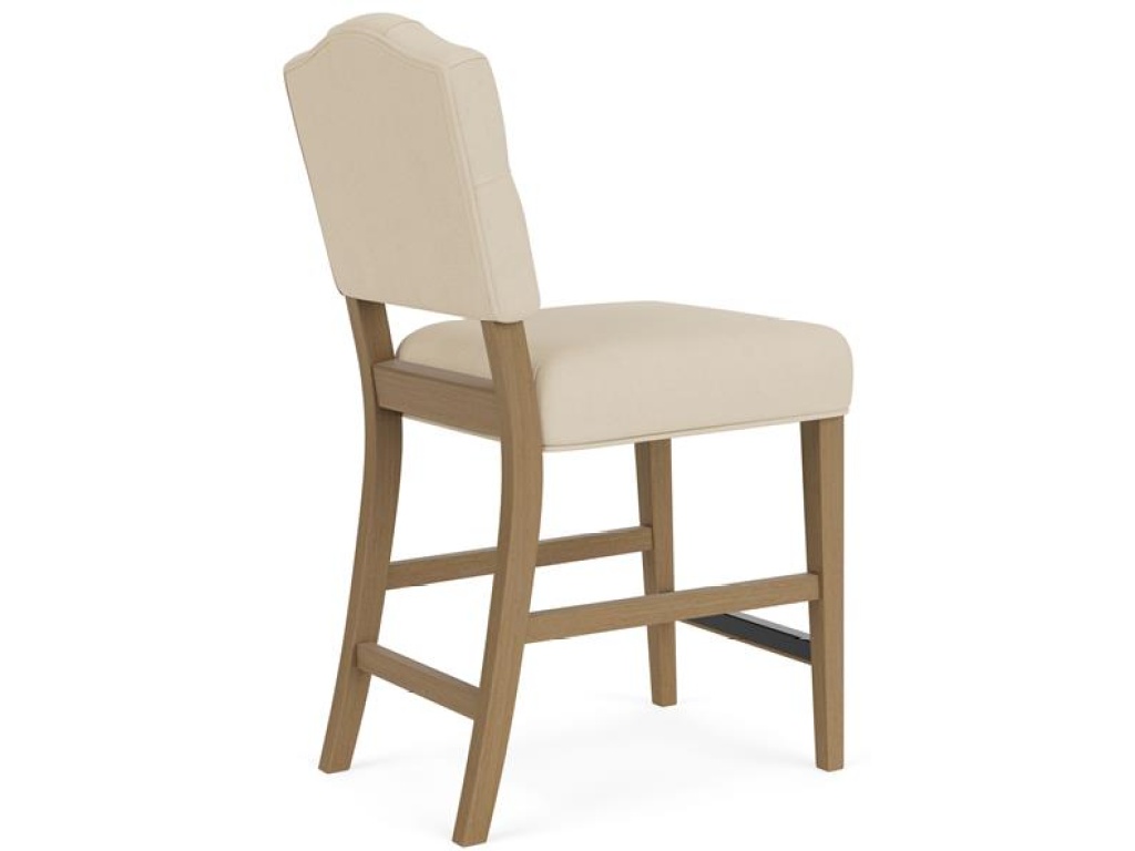 Button Tufted Upholstered Stool - image 3