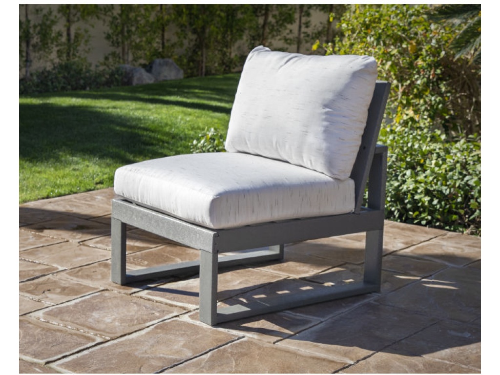 Trex Outdoor Furniture Modular Armless Chair Adirondack Set, alternate view 1