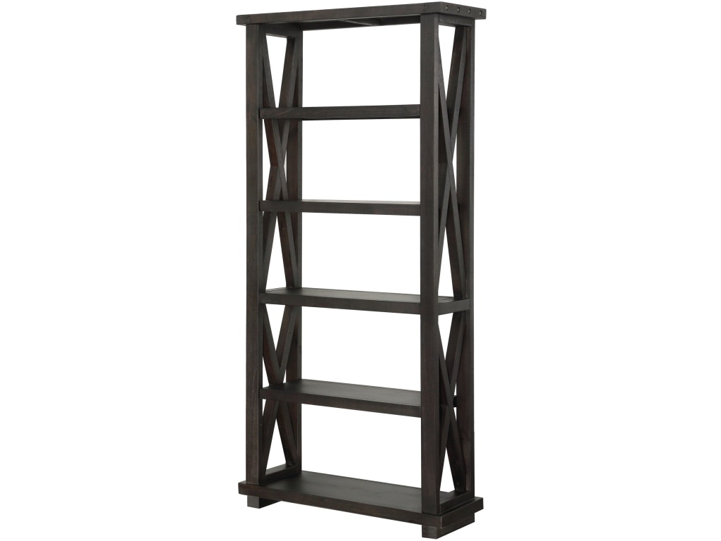 Yosemite Solid Wood 82x39 inch Bookshelf in Cafe - image 2
