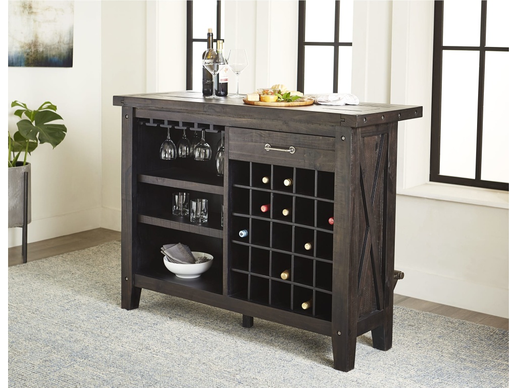 Yosemite Solid Wood Bar Table in Cafe - image 1