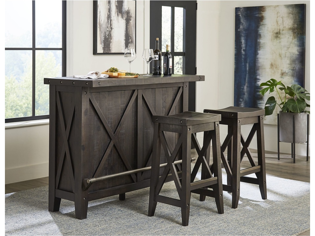 Yosemite Solid Wood Bar Table in Cafe - image 3