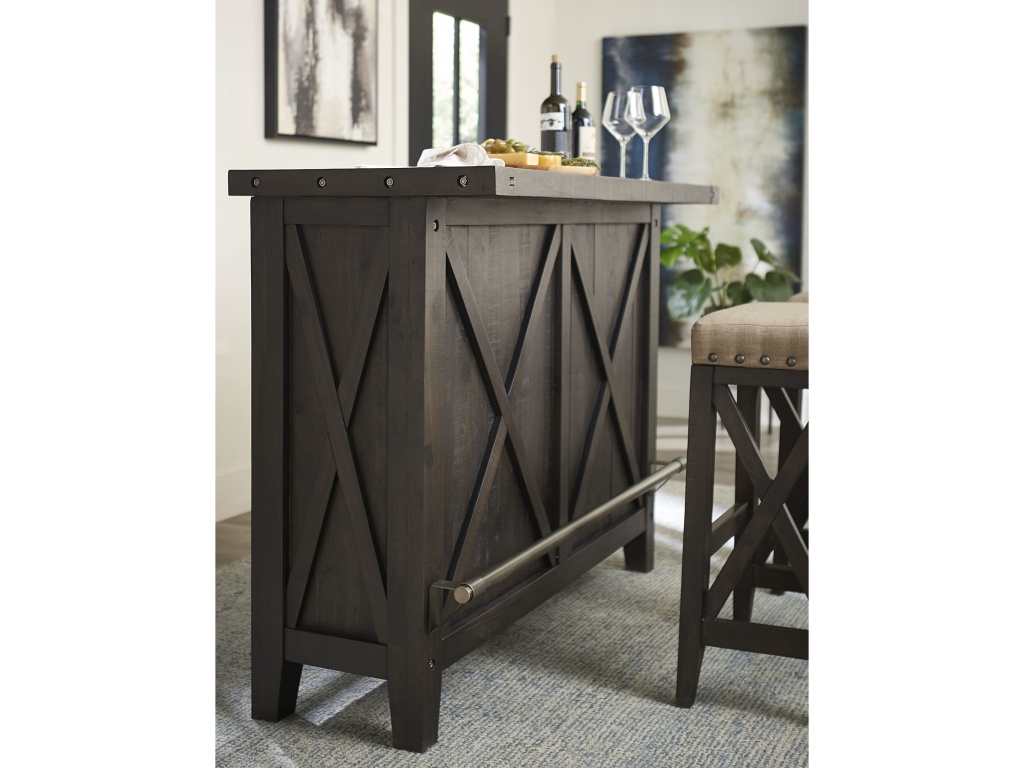 Yosemite Solid Wood Bar Table in Cafe - image 4