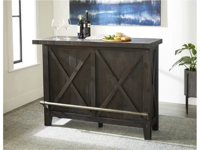 Yosemite Solid Wood Bar Table in Cafe