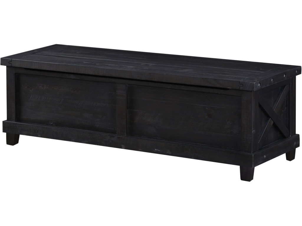Yosemite Solid Wood Blanket Box in Cafe - image 1