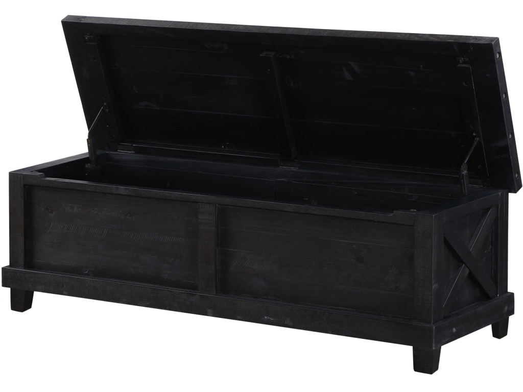 Yosemite Solid Wood Blanket Box in Cafe - image 2