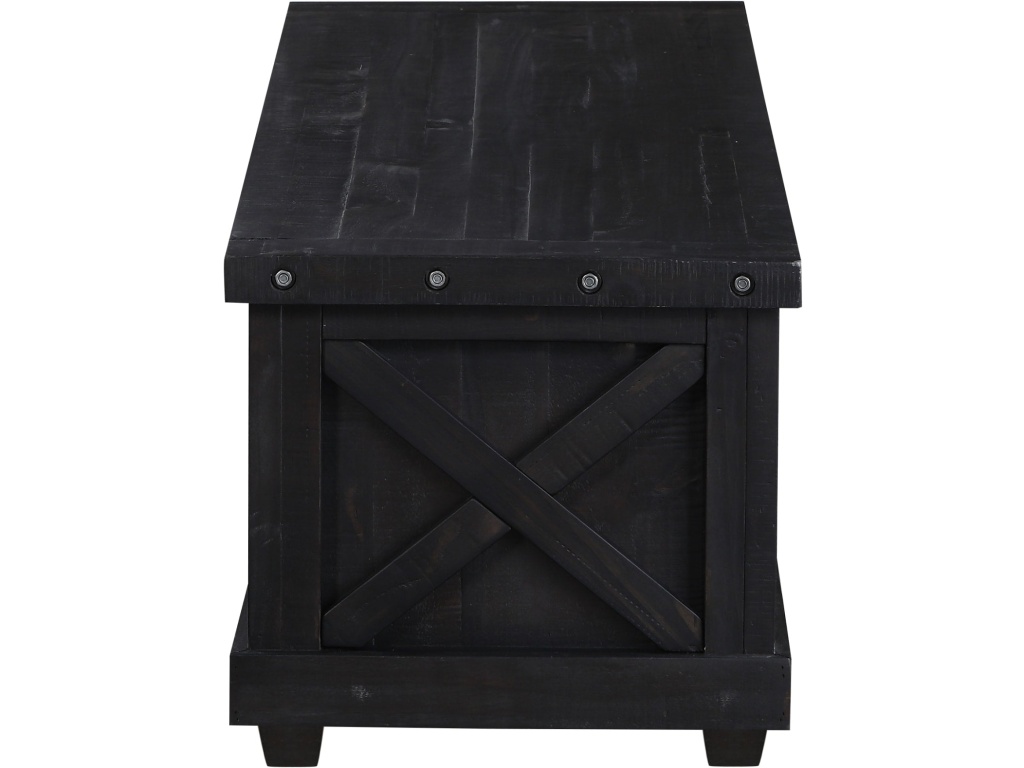 Yosemite Solid Wood Blanket Box in Cafe - image 4