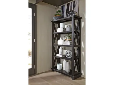 Yosemite Solid Wood Bookcase in Cafe