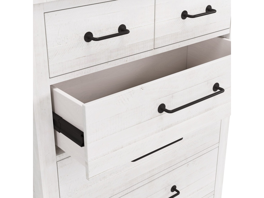 Yosemite Solid Wood Chest in Rustic White (2024) - main image
