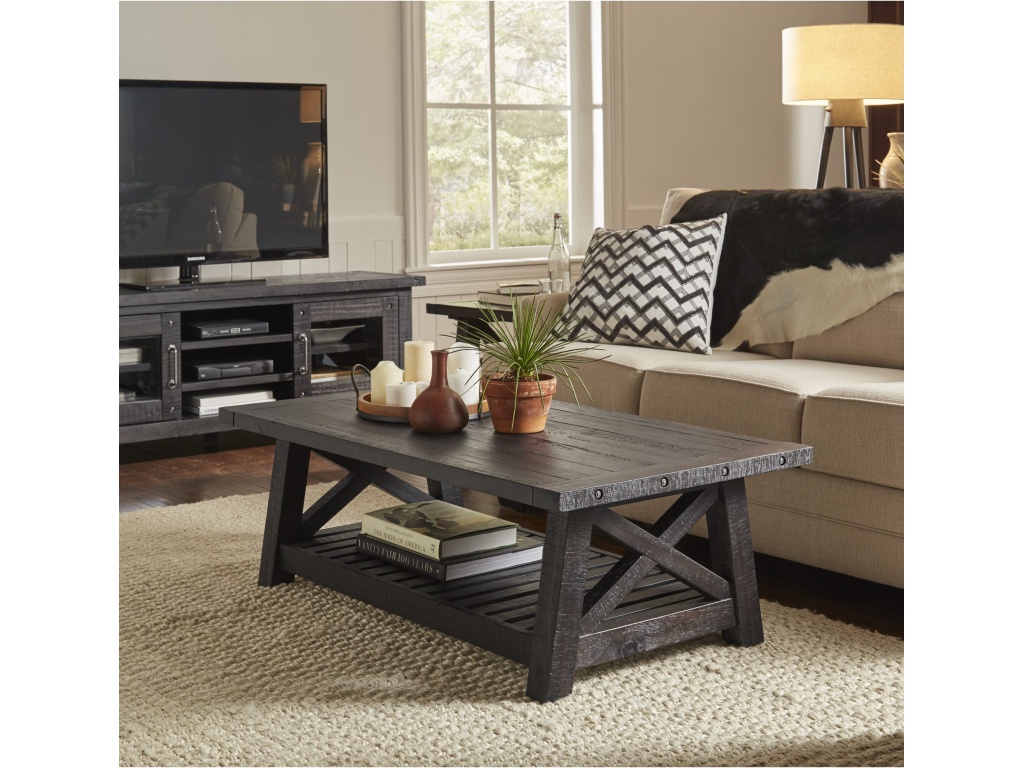 Yosemite Solid Wood Coffee Table in Cafe - main image