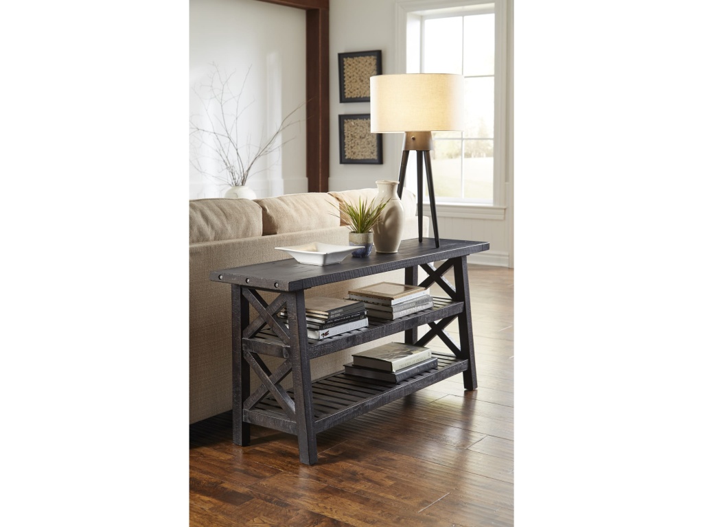 Yosemite Solid Wood Console Table in Cafe - main image