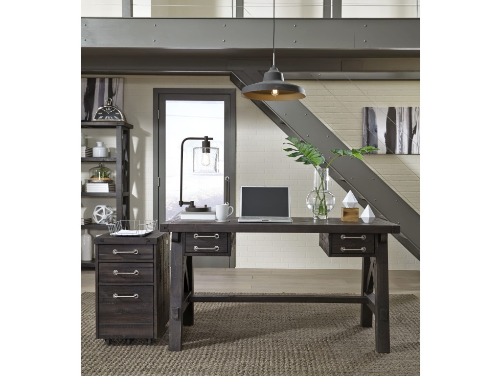 Yosemite Solid Wood Desk in Cafe - image 1