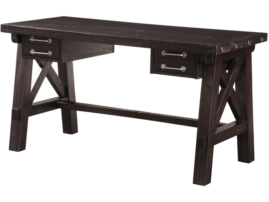 Yosemite Solid Wood Desk in Cafe - image 3