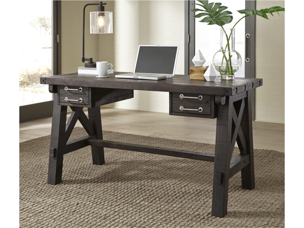 Yosemite Solid Wood Desk in Cafe - main image