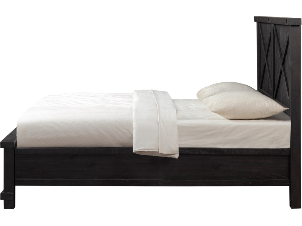 Yosemite Solid Wood Footboard Storage Bed in Cafe - image 2