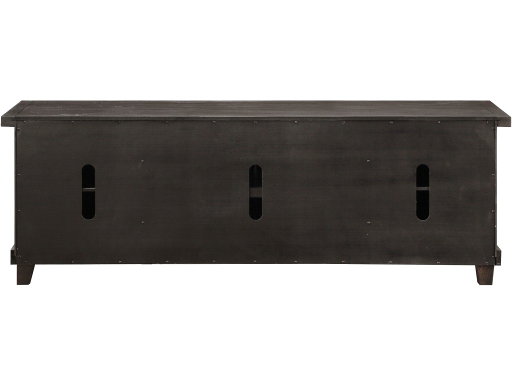 Yosemite Solid Wood Four Door Media Console in Cafe - image 5