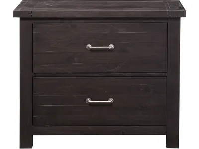 Yosemite Solid Wood Lateral File Cabinet in Cafe