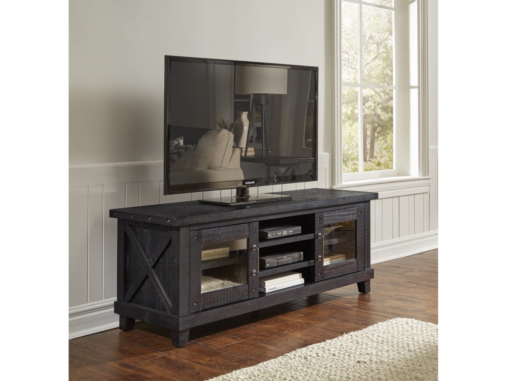 Yosemite Solid Wood Media Console in Cafe - main image