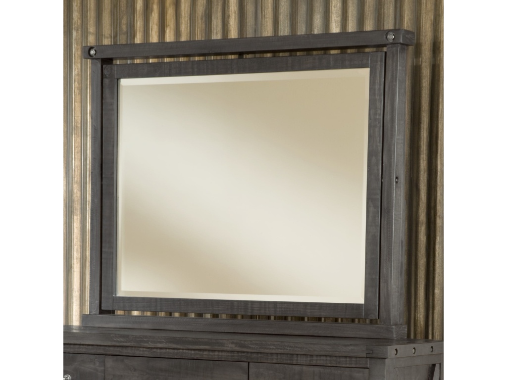Yosemite Solid Wood Mirror in Cafe - image 1