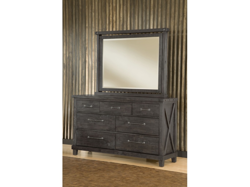 Yosemite Solid Wood Mirror in Cafe - image 2