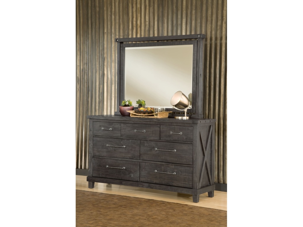 Yosemite Solid Wood Mirror in Cafe - image 3