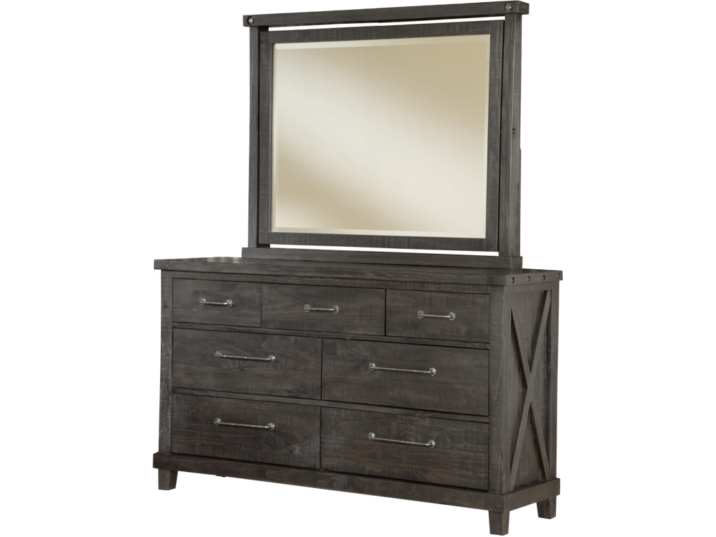 Yosemite Solid Wood Mirror in Cafe - image 6