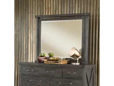 Yosemite Solid Wood Mirror in Cafe