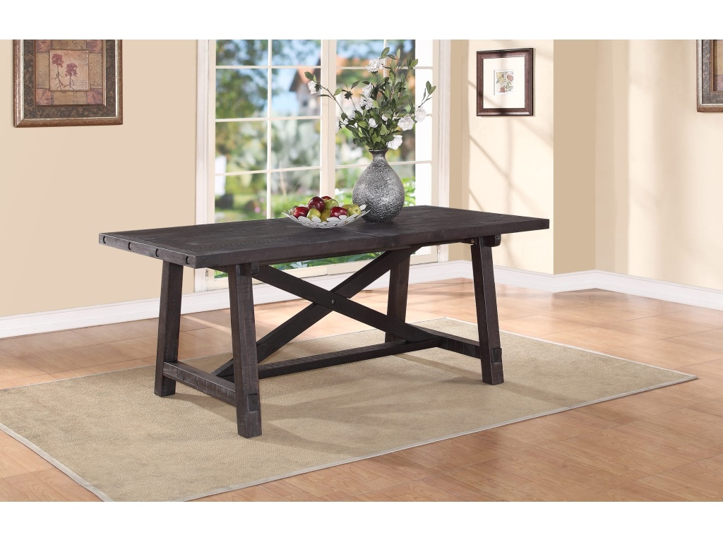 Yosemite Solid Wood Rectangular Extension Table - image 1