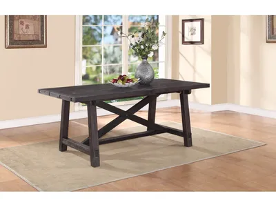 Yosemite Solid Wood Rectangular Extension Table - Alternative View
