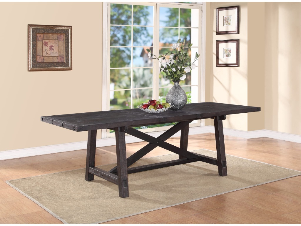 Yosemite Solid Wood Rectangular Extension Table - main image