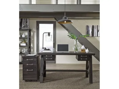 Yosemite Solid Wood Rollling File Cabinet in Cafe