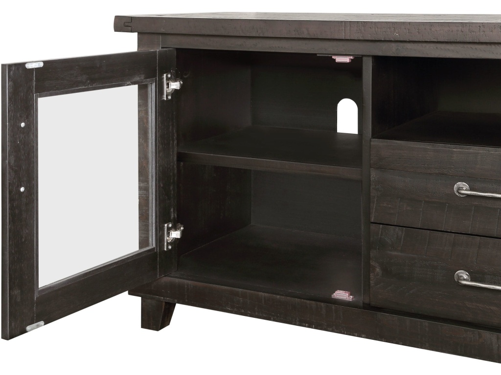 Yosemite Solid Wood Two Drawer Media Console in Cafe - image 4