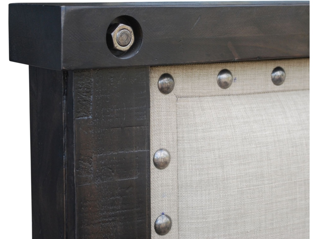 Yosemite Upholstered Wood Panel Bed in Cafe - image 2