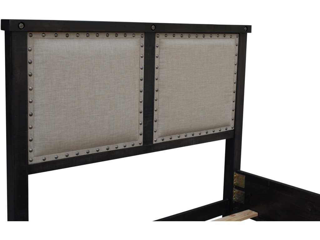 Yosemite Upholstered Wood Panel Bed in Cafe - image 3