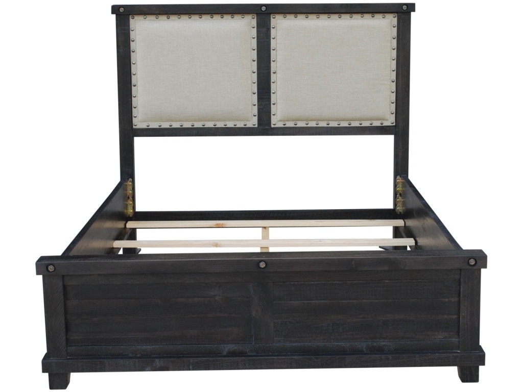 Yosemite Upholstered Wood Panel Bed in Cafe - image 5