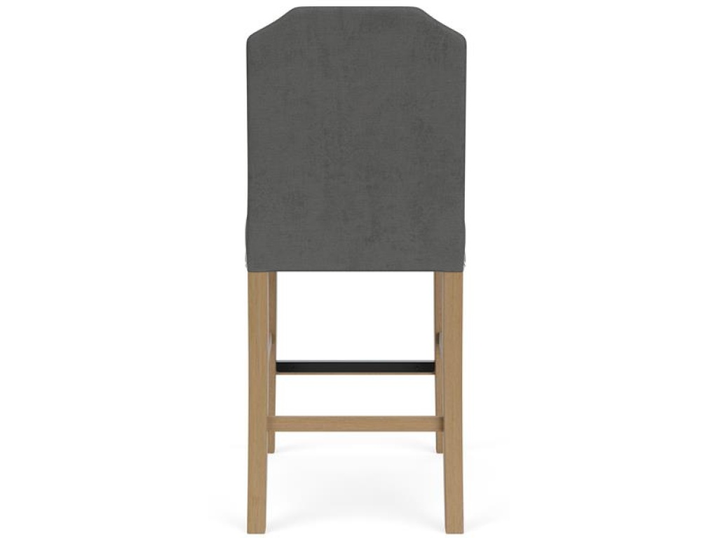 Clipped Top Upholstered Stool - image 4