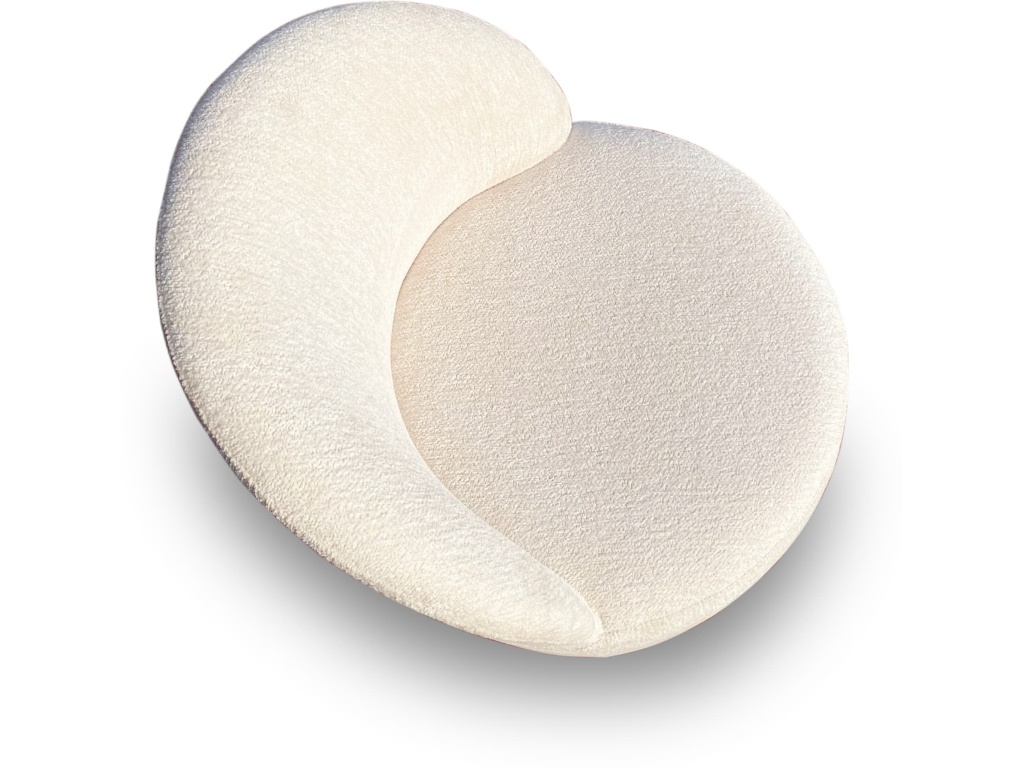 Zinnia Fully Upholstered Swivel Chair in Dune Chenille - image 4