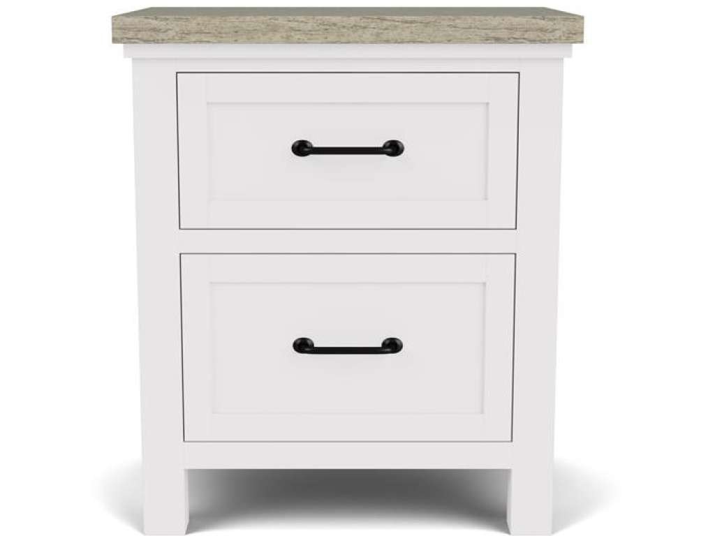 Two Drawer Nightstand - image 1