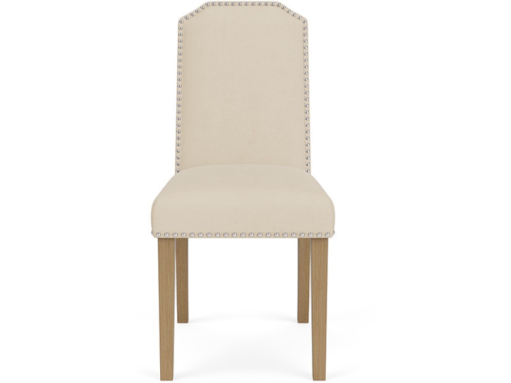 Clipped Top Upholstered Chair - image 1
